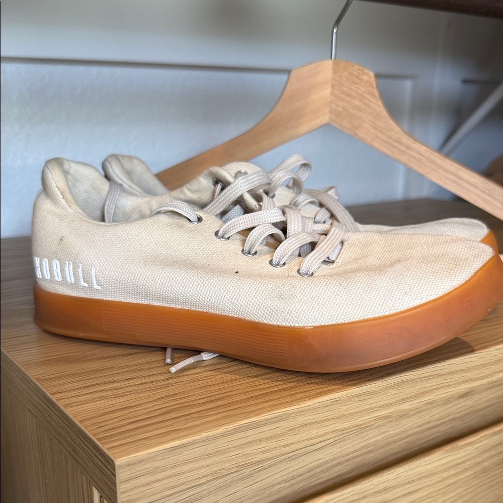 NOBULL Women's Beige and Brown Trainers